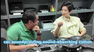 Nhiệt liệt chào mừng những người bạn Ai Cập đến thăm công ty chúng tôi và tìm hiểu về sản phẩm cách âm ô tô của chúng tôi