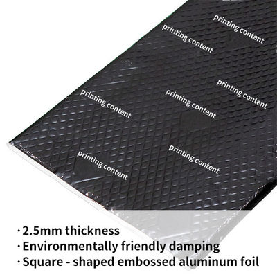 Giá tốt 2.5mm giảm rung động ô tô / tấm nhôm với in hai màu / Auto Acoustic Pad trực tuyến